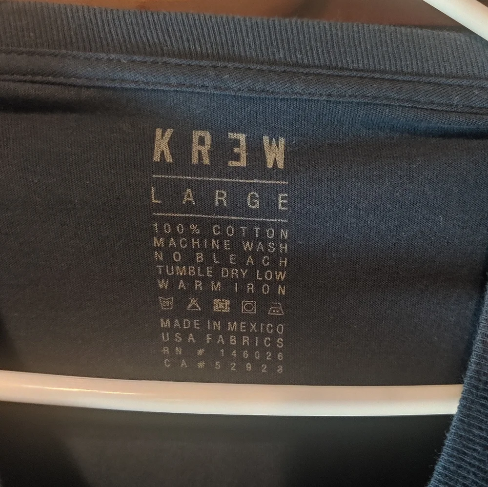 Krew Tee shirt Men's NEW - Picture 9 of 13